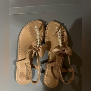 Nude Pearl Sandals